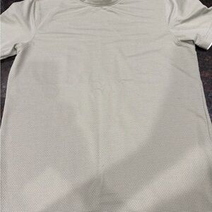 Denim & Flower Textured Short Sleeve Tee